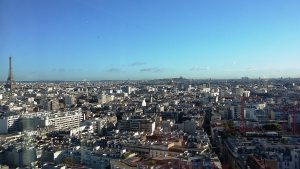 Paris panoramique au soleil