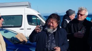 Ai Weiwei selfie
