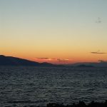 Cloud over sunrise in Lesvos, Greece