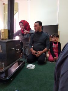 syrian refugees family