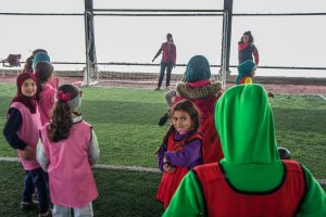 Girls are good at football